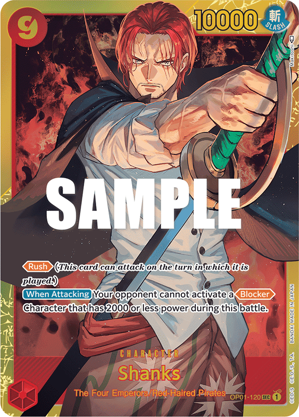 Shanks official card artwork